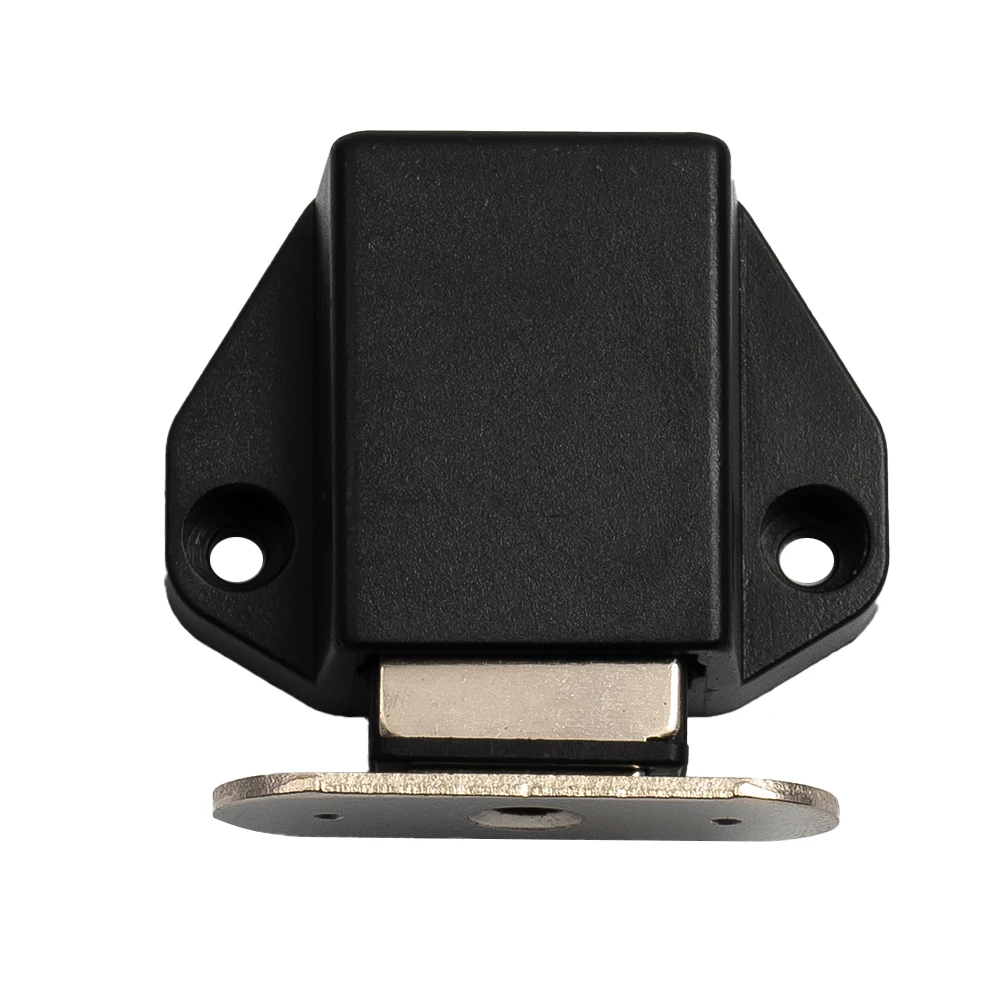 Closet Door Catches Cabinet Catch Stopper Cabinet Catches Closet Door Catches Double/Single Open Black New Strong Touch Press