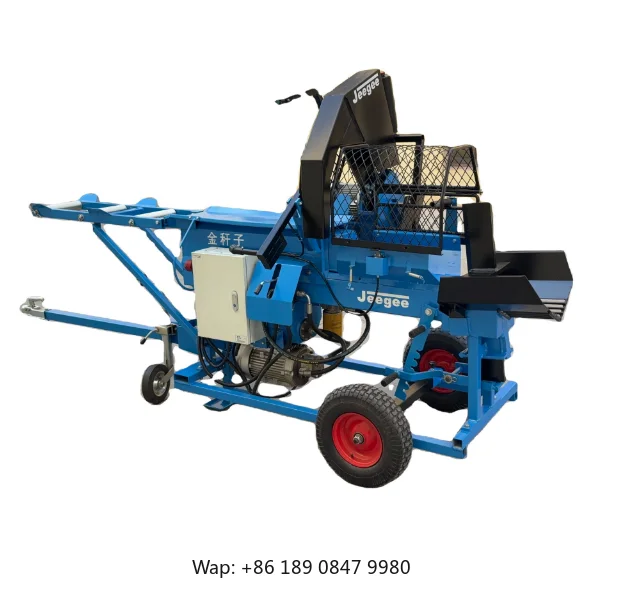 【Hot】 380V Electric Log Splitter 7T Hydraulic Pump 25L/min 220Bar for Forestry & Home Use 2-Year Warranty