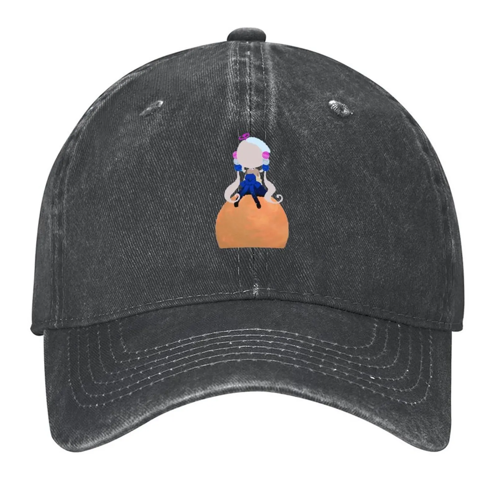 

Tsukumo Sana Chilling on a Planet Baseball Cap Uv Protection Solar Hat beach hat Sun Hat For Children Sun Cap Female Men's
