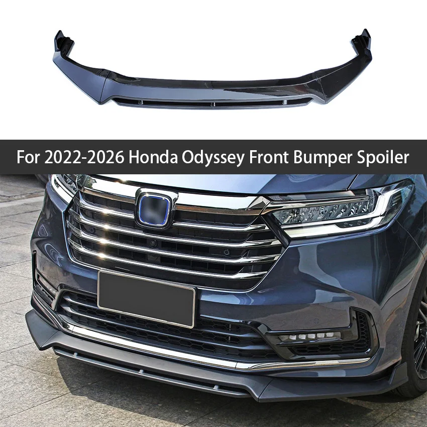

For 2022 2023 2024 2025 2026 Honda Odyssey Car Front Bumper Lip Spoiler Splitter Trim Accessories Car Tuning Accessorie Part
