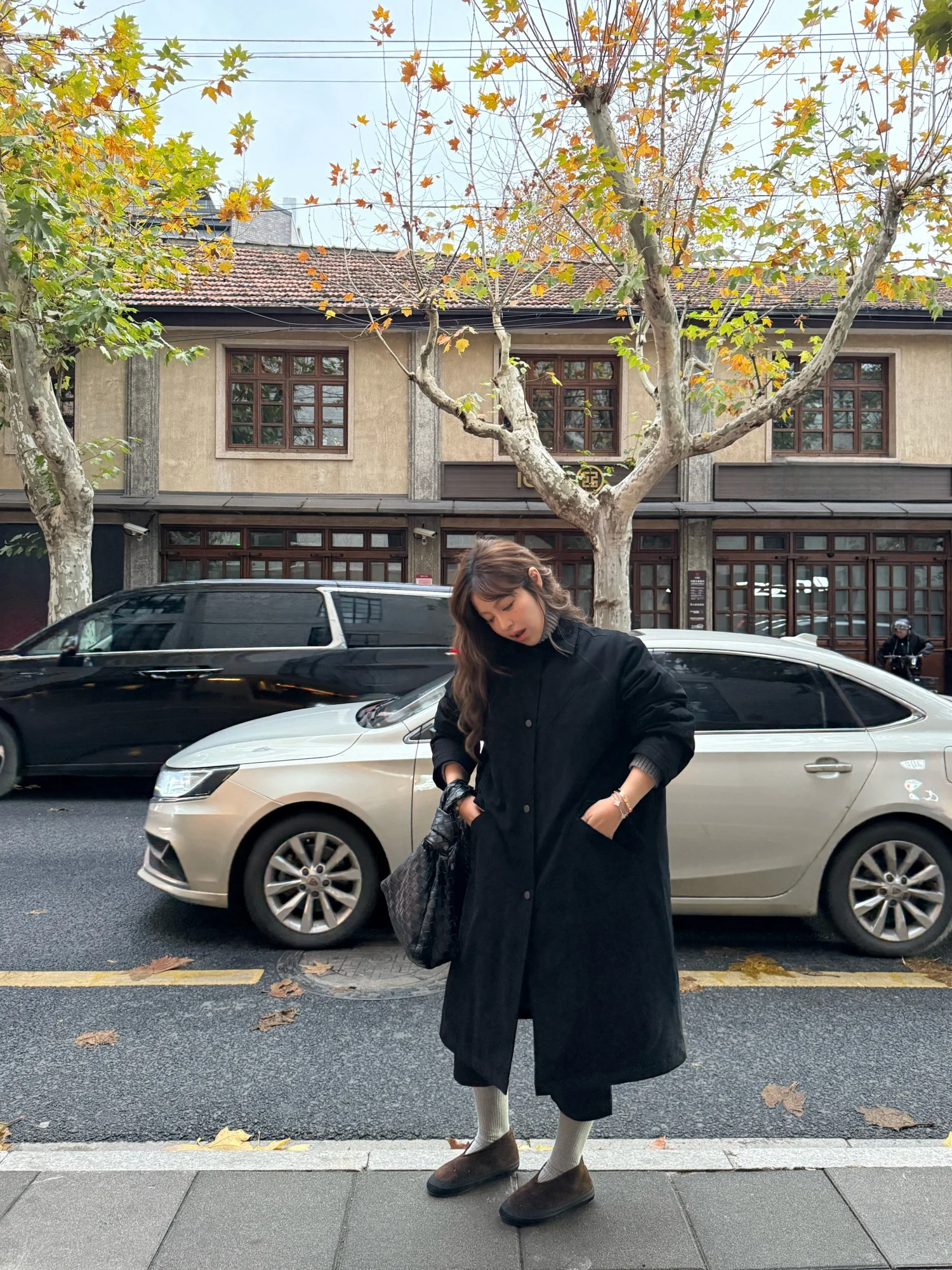 

Loose Fit Long Thiened Cotton Jaet Korean Sle Winter Outerwear 3ts Commute Sle Non-Hooded Single Button Closure