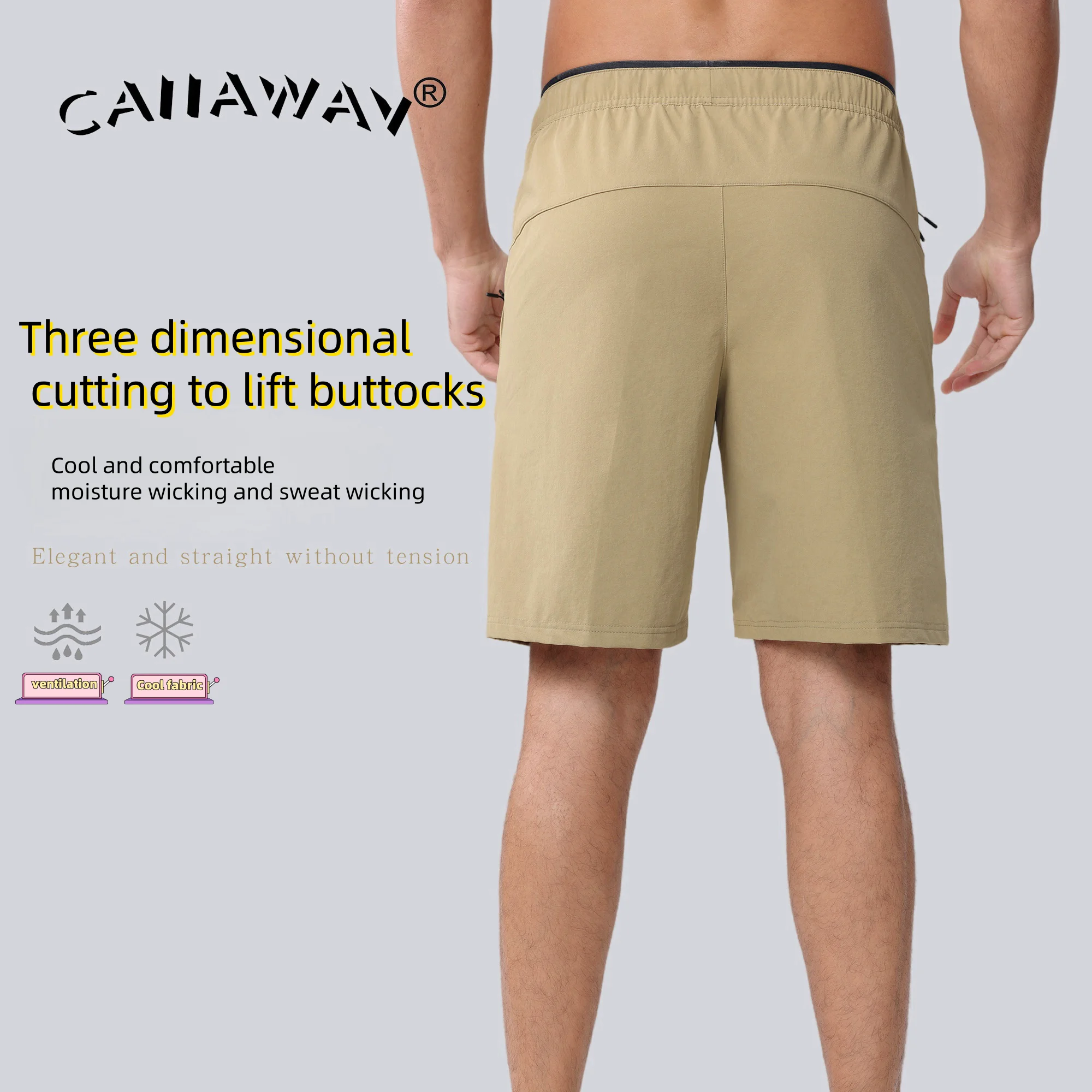 CAIAAWAV Golf men's Halásznadrág Födémgerenda Hűsítő, Lélegezhető, Kényelmes Nylon Alkalmi sportswear