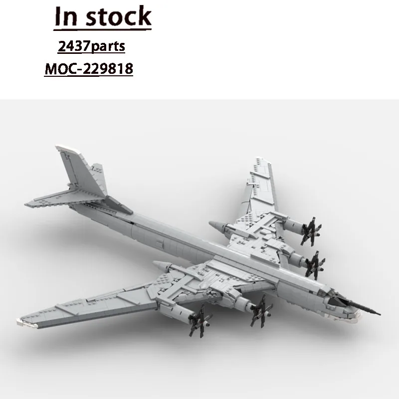 

MOC-229818 High-Altitude Flight Mode Airplane Building Block Model, 2437 Parts, Birthday Gift Toy for Boys and Children