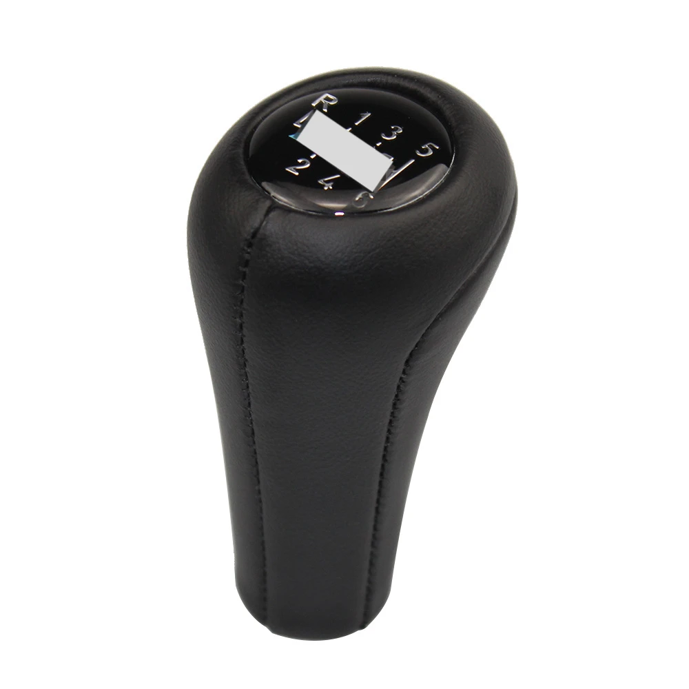 1 Pcs Car 5/6 Speed Manual Gear Shift Knob Lever Shifter for BMW 3 5 6 Series E X X3 X5 M Leather Shifters
