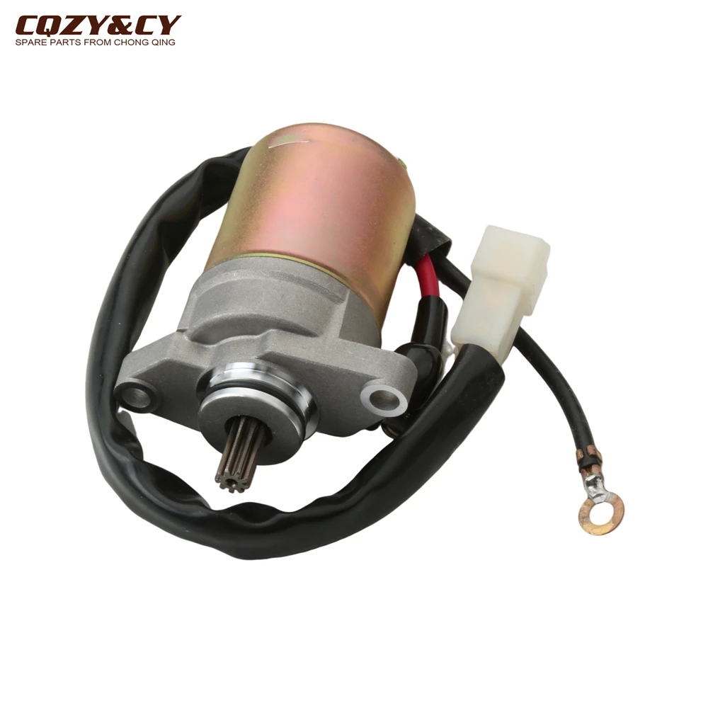 Scooter 9 Teeth Electric Starter Motor For Yamaha  Jog 90 CY90 4DM 3WF-81800-00 1PE40QMB 1E40QMA QMB 2T Engine Parts