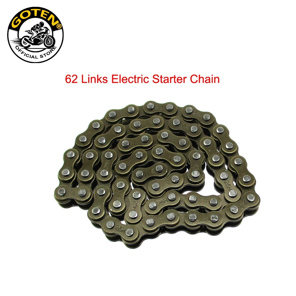 Goten 62 Links Electric Starter Chain For 50cc 70cc 90cc 110cc 125cc ATV Pit Dirt Bike Go Kart