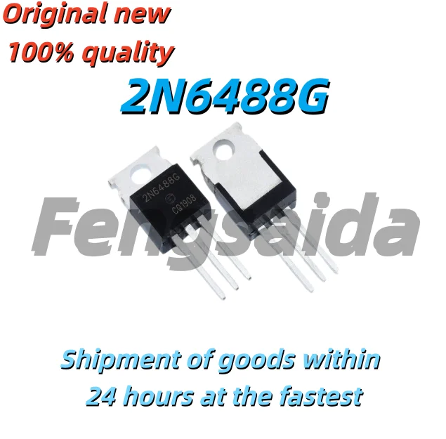 5pcs Brand new original 2N6488 2N6491G paired transistor TO 220 power transistor