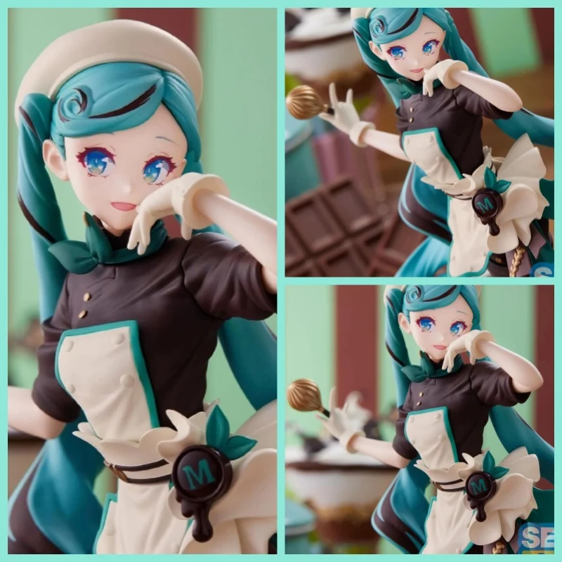 21-センチメートル初音ミクフィギュアチョコレートシェフキッチンコレクションルミナスタシリーズグッズ玩具モデルギフト子供やファンへのギフト