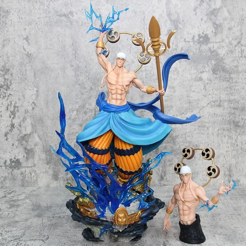 45Cm Een Stuk Anime Figuur Manga Gk Enel Adornos Grandes Actie Figuur Figma Collectie Ornament Standbeeld Kinderen Speelgoed Geschenken