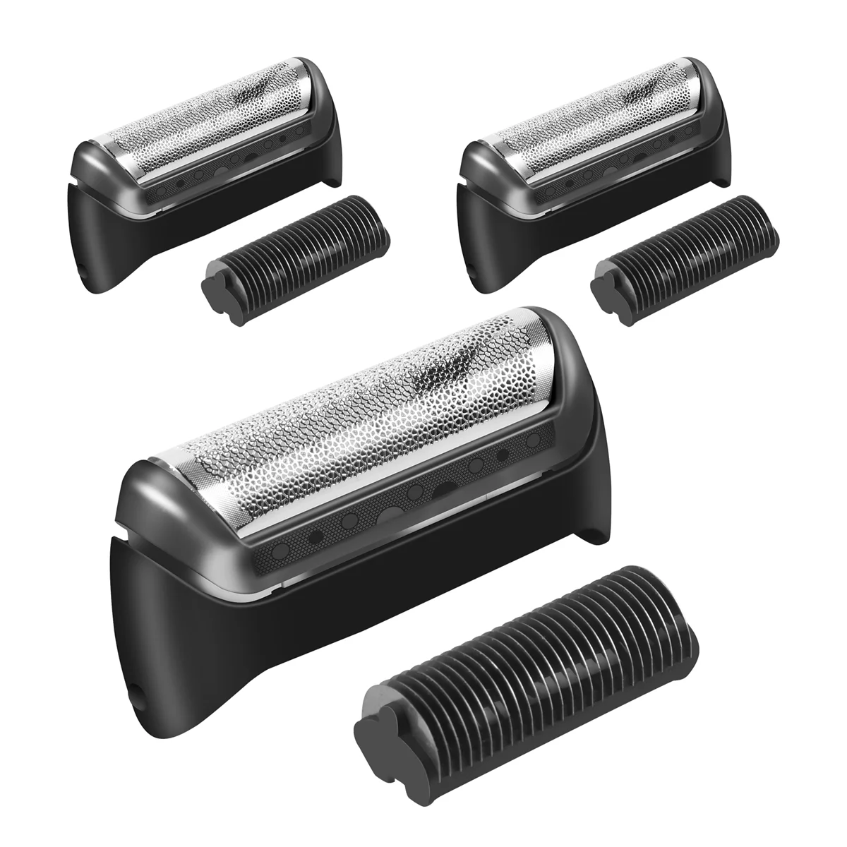 ABKR 3PCS Shaver Foil and Blade for Braun 20S 10B 20B 1000 Series Shaver Head