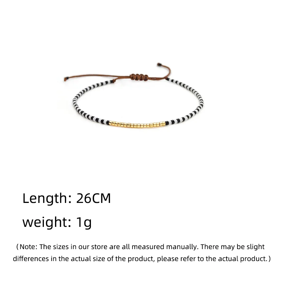 Kkwead bracciali Miyuki minimalisti per le donne braccialetto di perline fatto a mano Boho Dainty Glass Seeds Jewelry Pulseras Femme