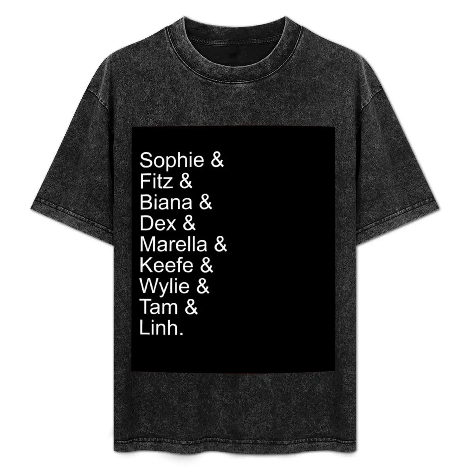 

Keeper of The Lost Cities Cast T-Shirt graphic t shirts anime figures graphics plus size men clothing