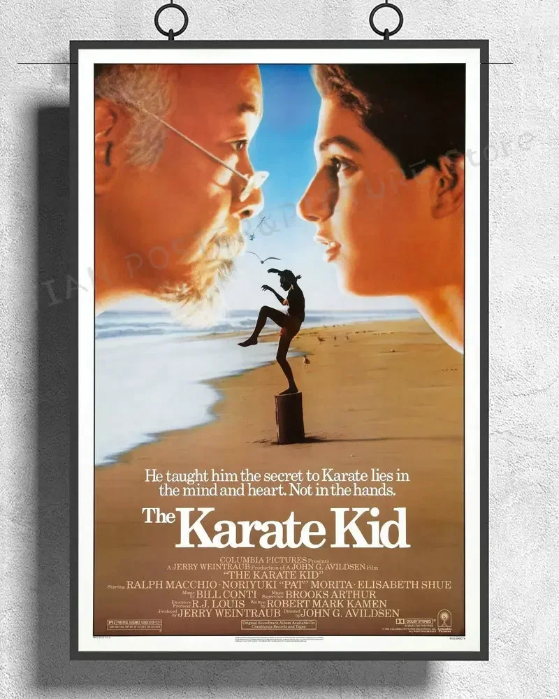 NJ552 الكاراتيه كيد 1984 DramaSport الفيلم الكلاسيكي الجدار ملصق الحرير المشارك الفن مكتب المنزل ديكو