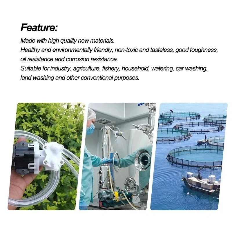Transparent 2mm 3mm 4mm 6mm 8mm 10mm 12mm 16mm-20mm PVC Plastic Hose for Fish Tank Change Water Garden Irrigation Connect Tubing