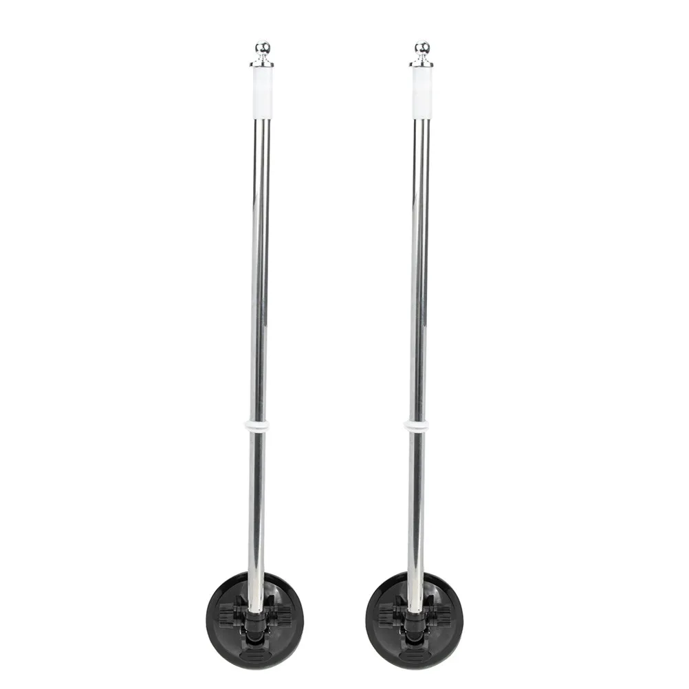 2Pcs Car Flagpole Suction Cup Mount Stable Vehicle Flag Holder Mini Flag Stand for Parade Sports Outdoor Display - view 5