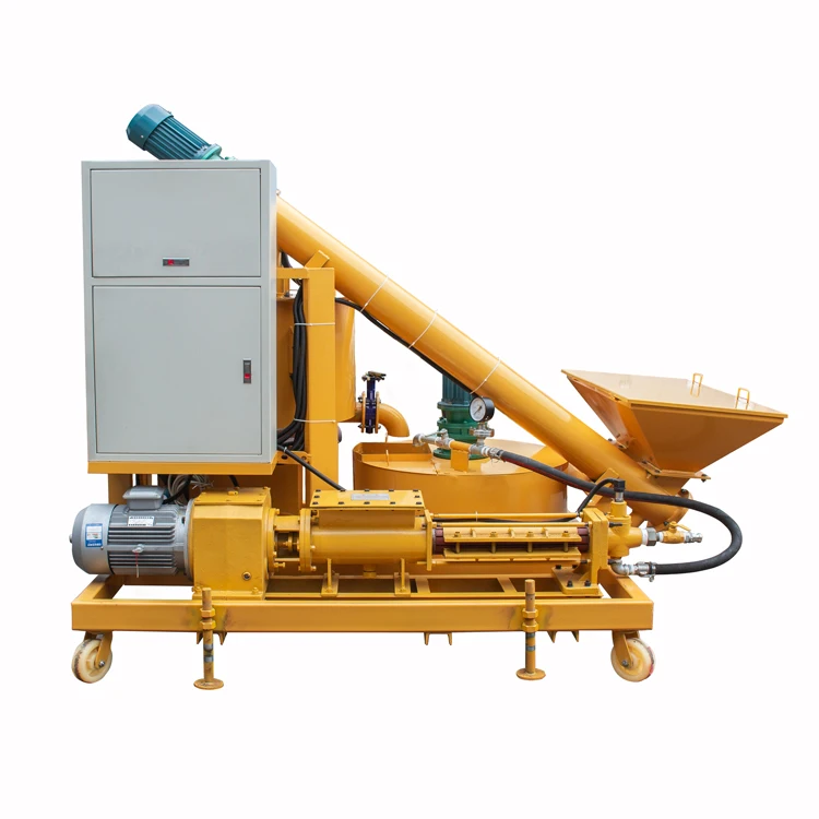 Bridge construction automatic intelligent cement concrete grouting machine