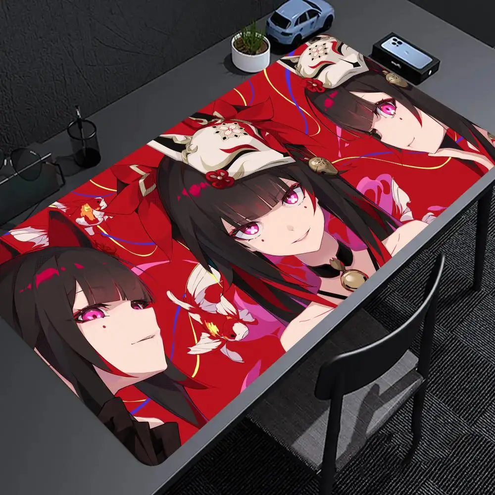 Sparkle Honkai Star Rail Mousepad Large Gaming Mouse Pad LockEdge Thickened Computer Keyboard Table Desk Mat