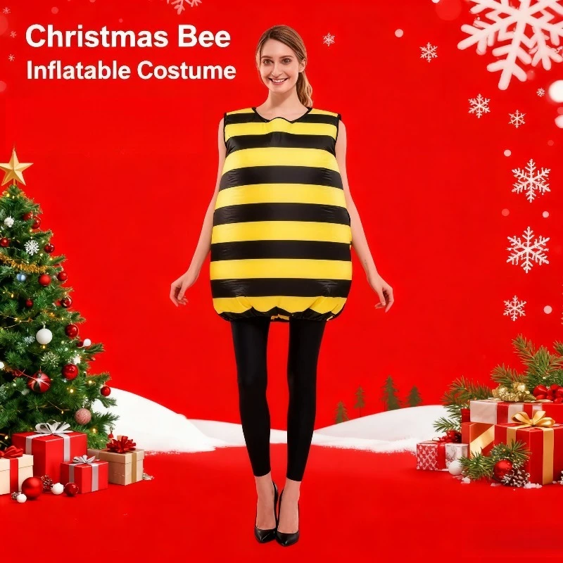 2025 عيد الميلاد النحل الخنفساء تأثيري حلي عطلة عيد الميلاد الزي