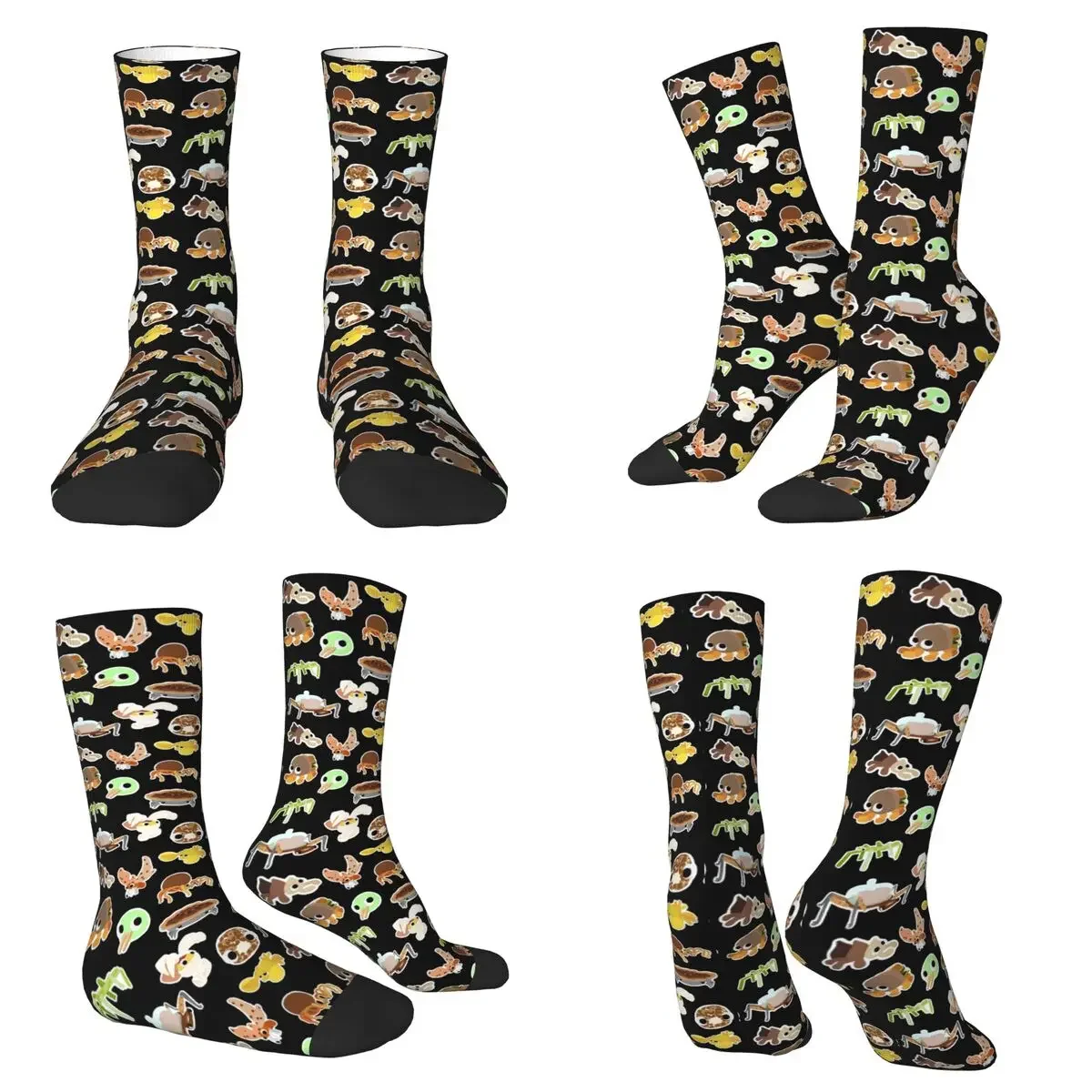 

Носки Isle Of BIGsnax Bugsnax Pack, супермягкие носки в стиле Харадзюку, всесезонные длинные носки унисекс, подарки на День святого Валентина