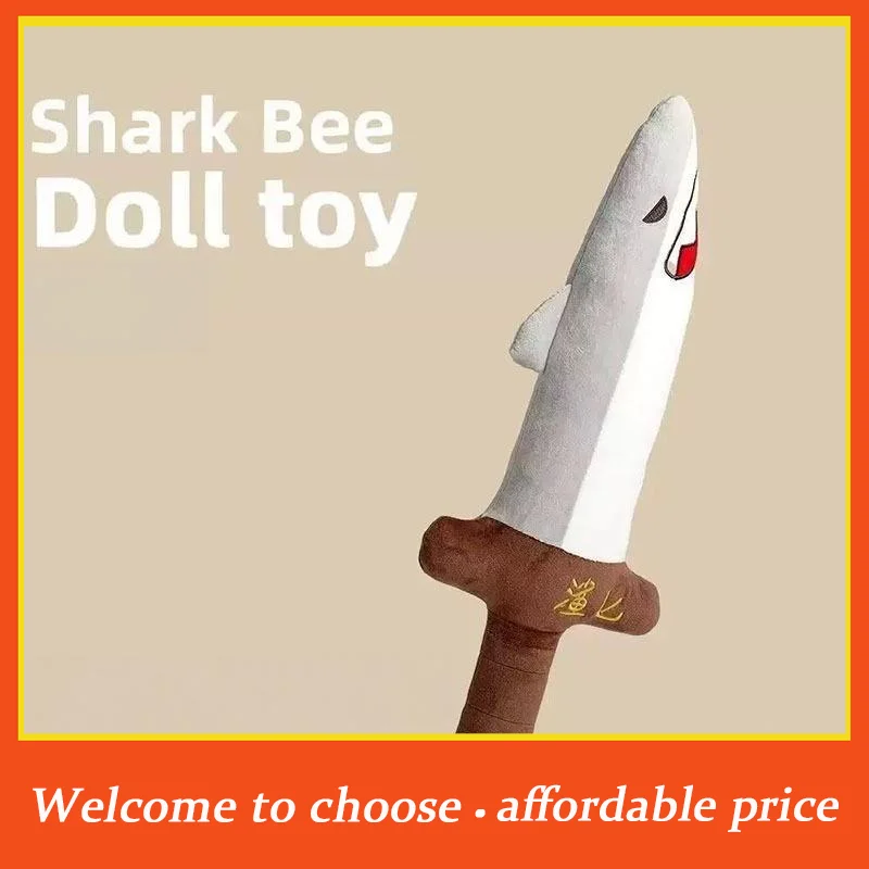 

TH 1Pcs new Shark Arm Design Stuffed Animal Soft Toy Shark Sculpture Plush Toy Pendant Cute Birthday Gift For Boyfriend