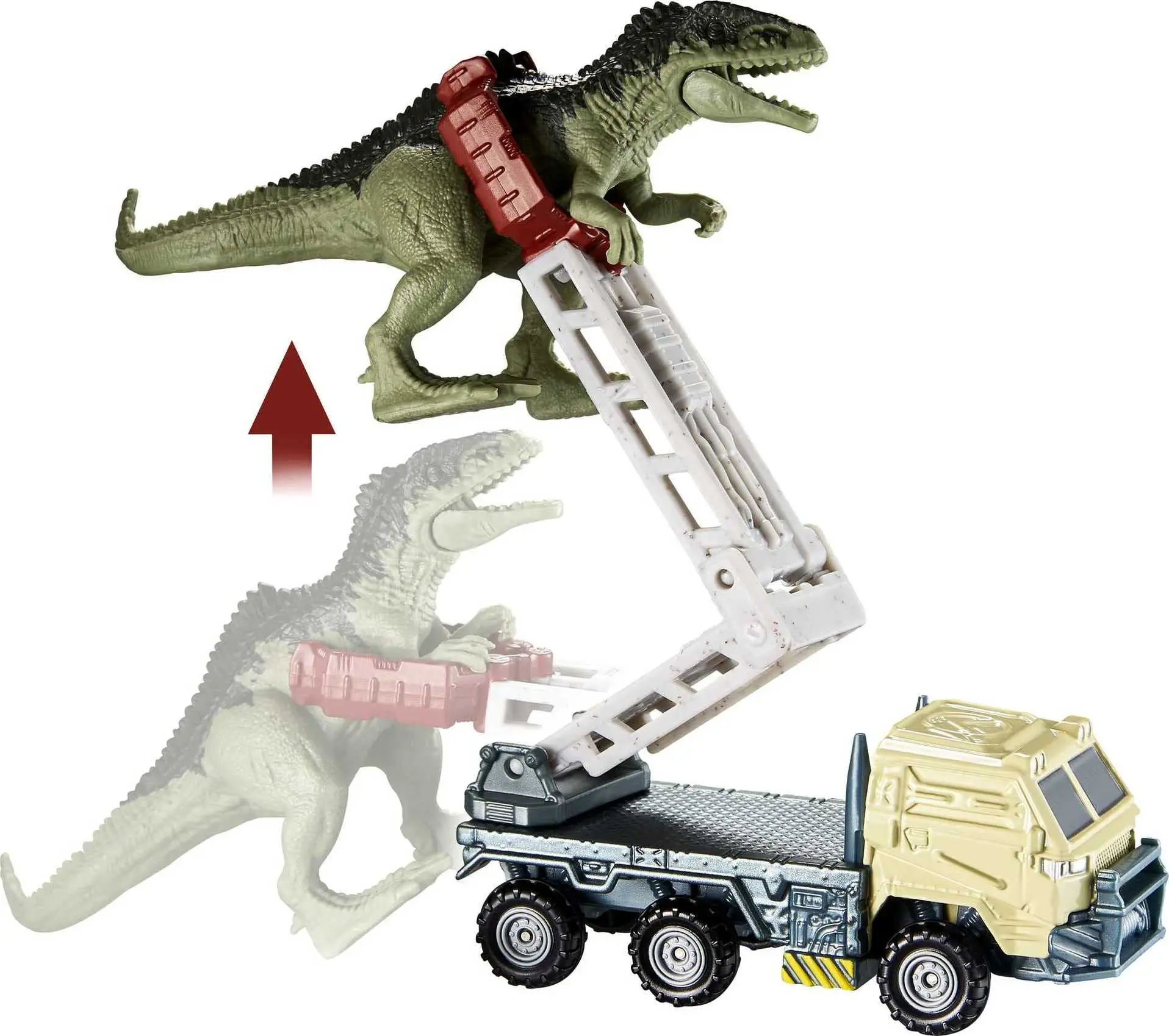 Jurassic World Matchbox Dino Transporters Toys Tyrannosaurus rex Linkage Pterosaur Helicopter Mini Dinosaur Toy Car Boys Toys