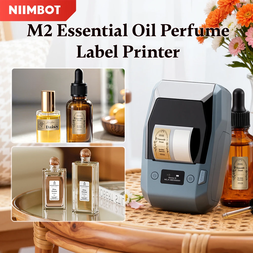 

Niimbot M2 Laminated Essential Oil Perfume Label Maker Self-adhesive Protective Film Label Sticker Name Tag for Home Bussiness