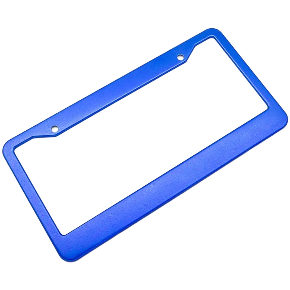 Black Aluminum License Frame Car Plate Holder Silver License Plate Frame Screws And Clips Included Easy Installation