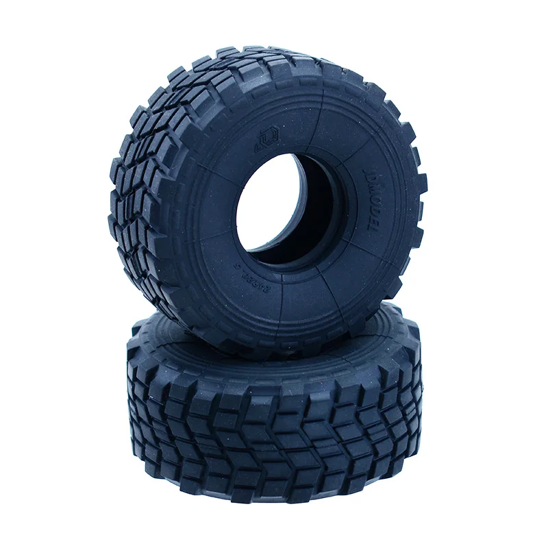 2pcs 100mm Off-road Climbing Tires for 1/14 1/10 RC Crawler Car Tamiya Truck Tipper SCANIA 770S VOLVO BENZ MAN JDM Accessories