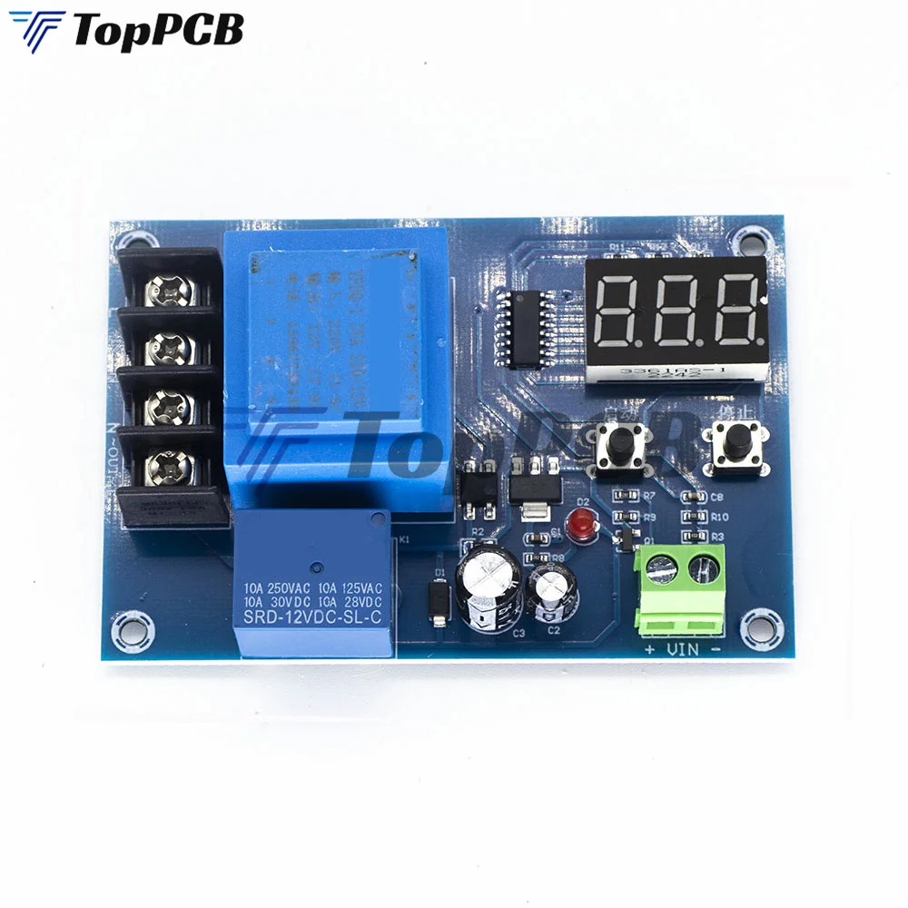 XH-M602 Digital Control Battery Charging Control Module AC 220V Lithium Storage Battery Charger Control Switch Protection Board