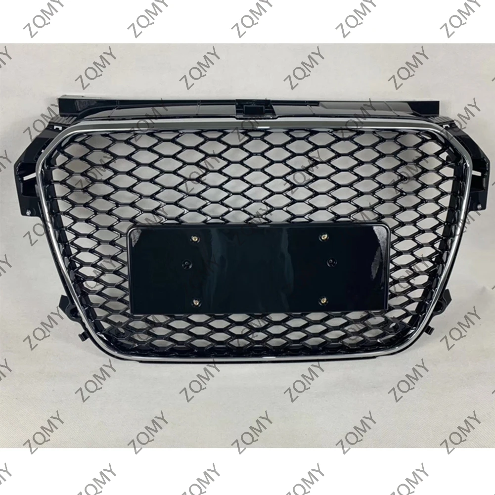 

With/Logo For Audi A1/A1L/S1 2010-2013 2014 2015 Car Front Bumper Grille Centre Panel Styling Upper Grill (Modify RS1 style)