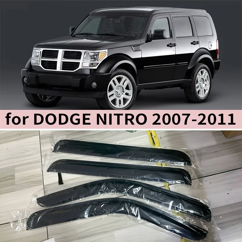 

Car Window Deflector Window Visor For Dodge Nitro 2007-2011 Auto Side Window Wind Deflectors Visors Weathershield Sun Rain