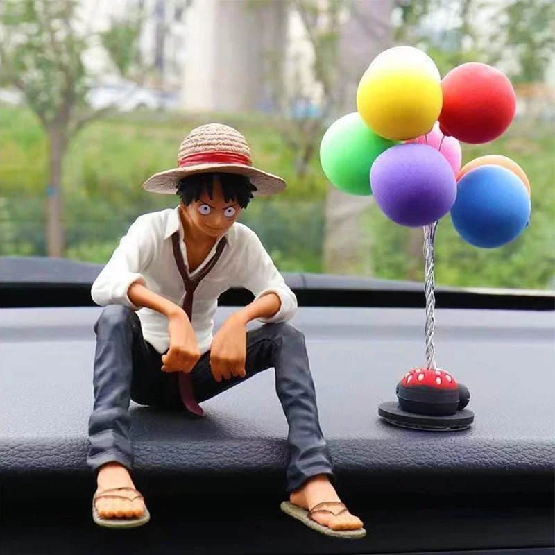 Anime One Piece Decoração Do Carro, Figura De Ação Luffy, Brinquedo Modelo De PVC, Desenhos Animados, SNAFU Yukino Figuras, Auto Ornamentos Interiores, Presentes Bonitos