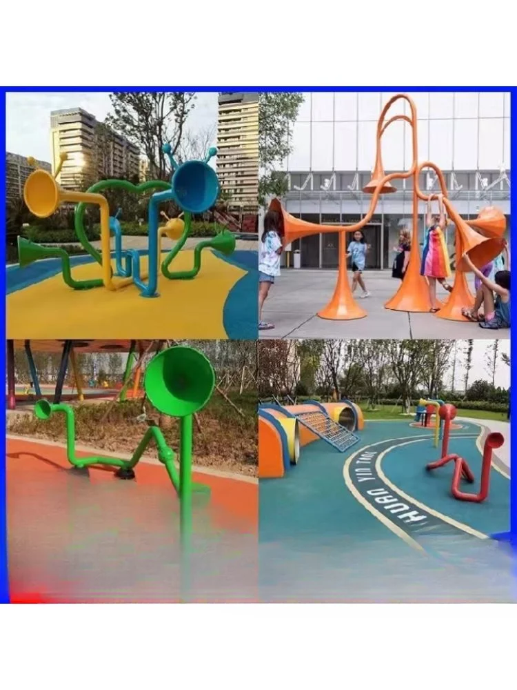 Kindergarten community outdoor children's microphone custom park percussion instrument scenic children's amusement facilities