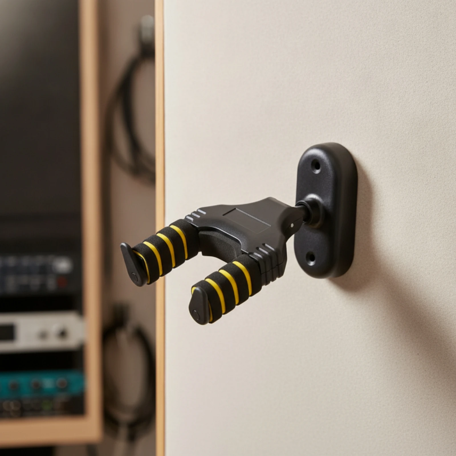 Guitar Wall Mount Easy Install Guitar Wall Hanger Soft Compatible for Guitarists, Home Studio, Music Room