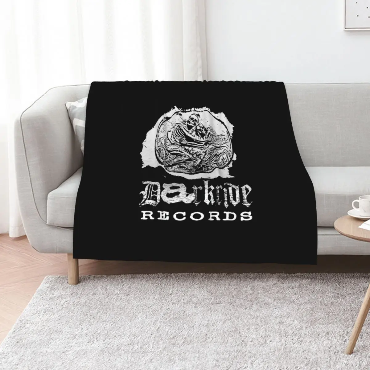 

Darkride Records Throw Blanket blankets ands Flannel Fabric Quilt Comforter Blankets