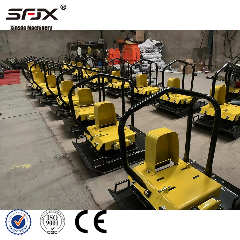 100KG Heavy Duty Vibrating Earth Plate Compactor Soil Compaction Machine 4