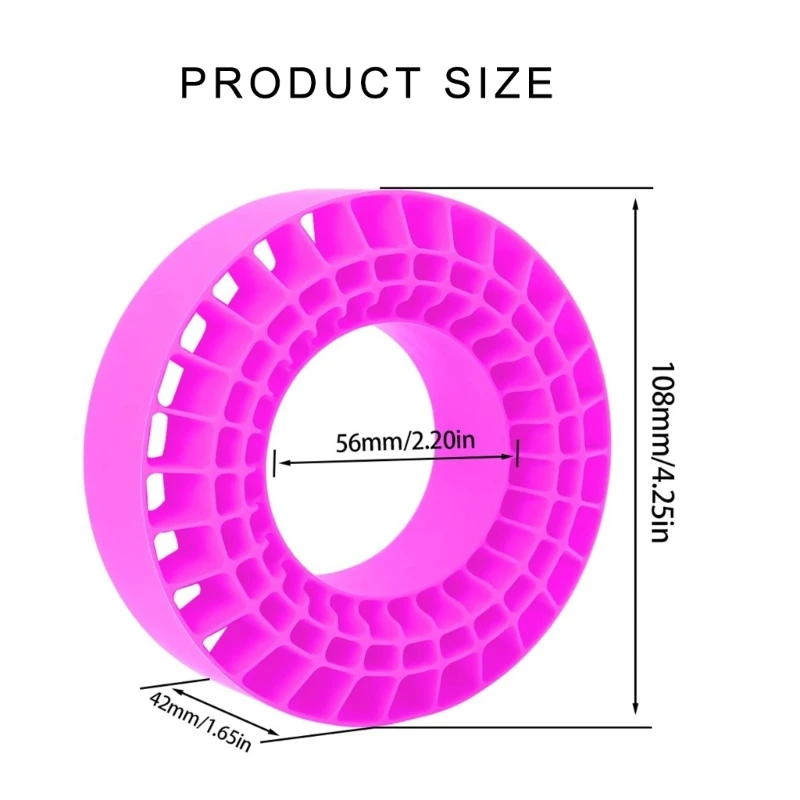 Weiche Silikongummi-Reifeneinsätze für 1/10 ferngesteuerte Crawler 1,9-Zoll-Räder