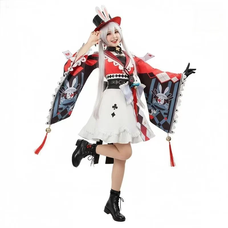 

Honkai Star Rail Kafka Cosplay Costume Full Set Women Game Character Outfit With Hat Gloves Ears Halloween Carnival Suit