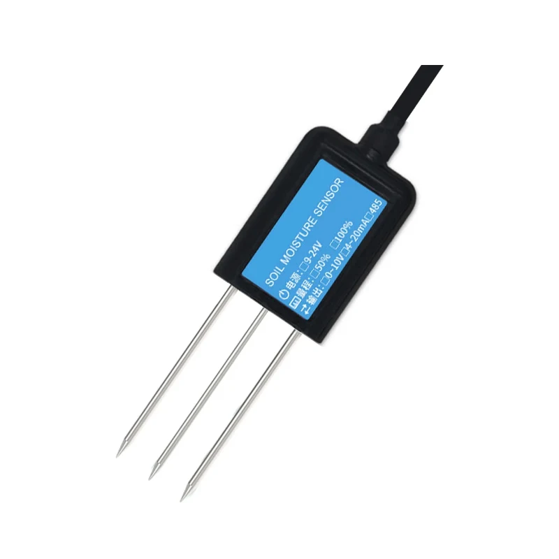 

Soil Temperature Humidity Sensor Probe RS485 Output 0-5V 0-10V 4-20mA Analog Soil Moisture Detector Sensors IP68 Protection