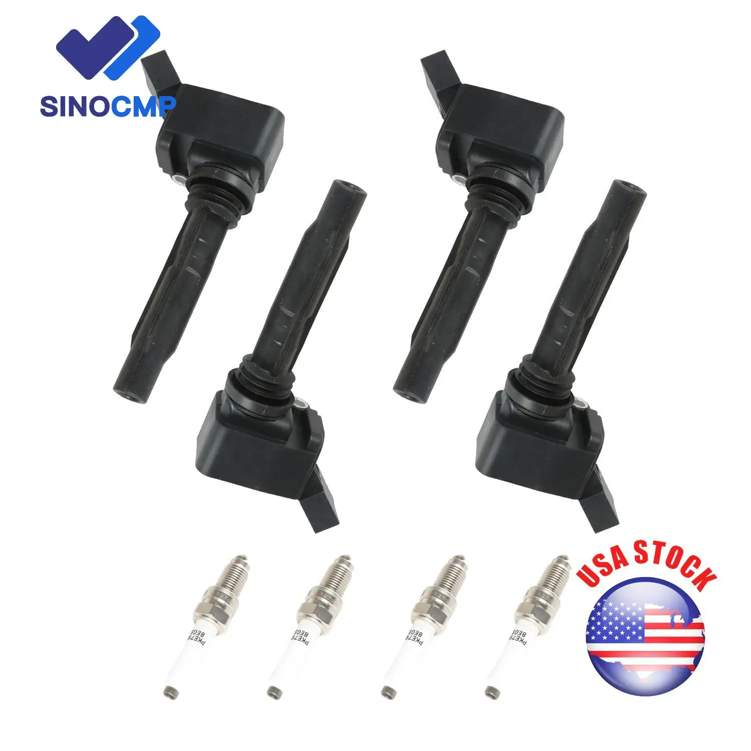 

SINOCMP UF-718 04C905110L 04C905110D 04C905110J 04C905110H NGK95463 for Sportback Jetta L4 1.4L