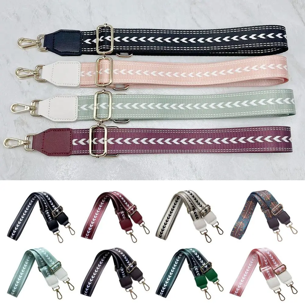 

Women Wide Bag Strap Adjustable Replacement Handbag Belt Solid Color Polyester Shoulder Bag Strap
