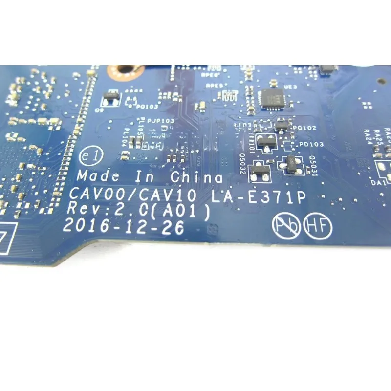 FOR Dell Latitude 13 3180 3189 Laptop Notebook Motherboard N4200 CPU 4GB RAM 64GB SSD CN-04PY LA-E371P Mainboard full Work