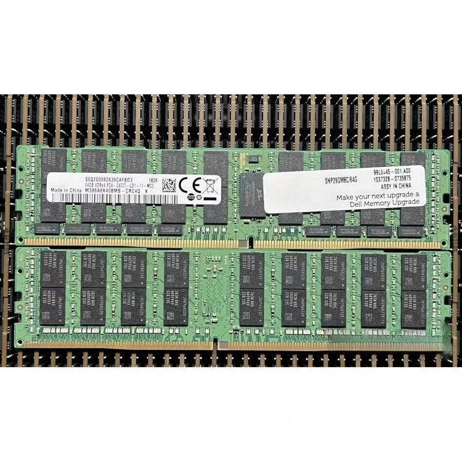 

For DELL A8711890 SNP29GM8C/64G 4Rx4 DDR4 LRDIMM 2400 server memory