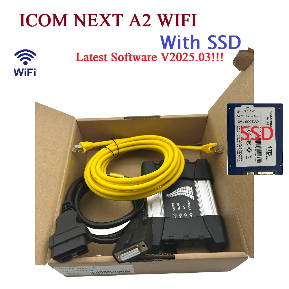 

Newest V2025.07 ICOM NEXT A2 WIFI Diagnostic Car Tool For BMW ICOM A2 +B+C Programming and Hardware Support After April 2025