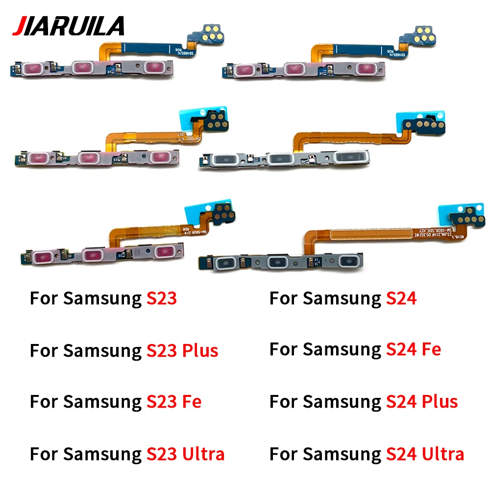 

Отличная кнопка громкости, кнопка включения и выключения, гибкий кабель для Samsung S25 S24 S23 Plus Ultra S24 Fe S23 Fe