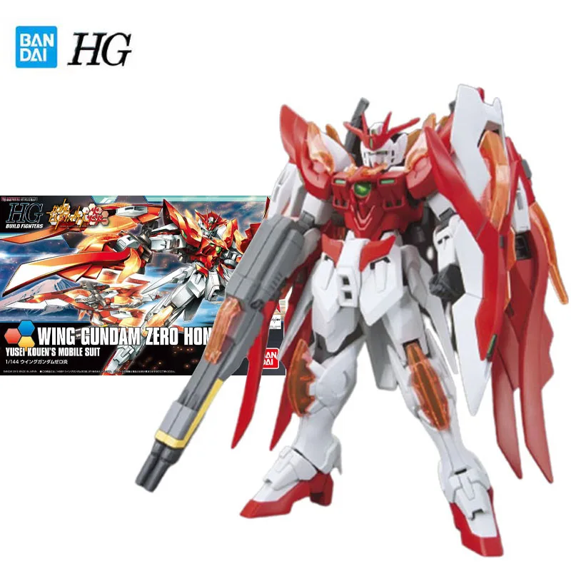 

Bandai Подлинная модель Gundam гаражный комплект серии HG 1/144 Крыло GUNDAM ZERO HONOO аниме экшн-Фигурки игрушки для мальчиков коллекционная игрушка