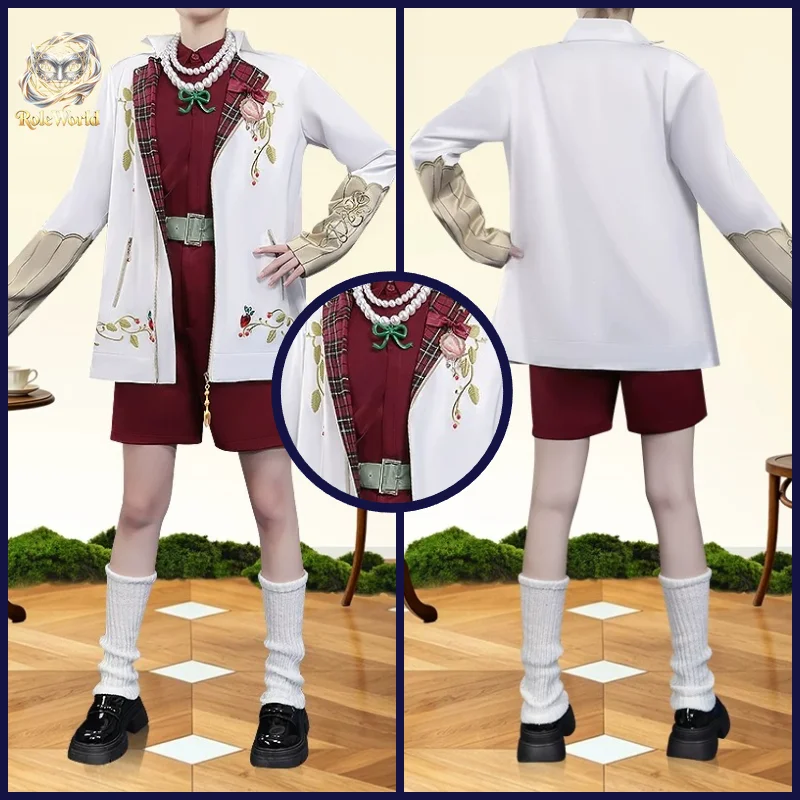 Twisted Wonderland Apple Candy Box Cosplay Costume Women Anime Full Outfit For Halloween Comic Con Portrait Shooting