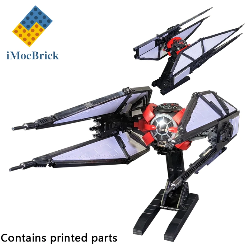 1326 Pcs Mocs Sets Star Movie Spaceship Model Bricks First Order TIE Whisper/wi Starfighters Kits Builidng Blocks Fighter Toys