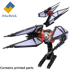 1326 Pcs Mocs Sets Star Movie Spaceship Model Bricks First Order TIE Whisper/wi Starfighters Kits Builidng Blocks Fighter Toys