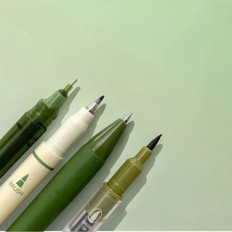 Vintage Pens Set 4 Pack, Quick-Dry Ink for Smooth Writing, Compatible with Multiple Tips, Ideal for Office Work & Notebooks